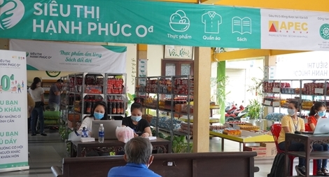 “Siêu thị hạnh phúc 0 đồng” đầu tiên tại TP Hồ Chí Minh